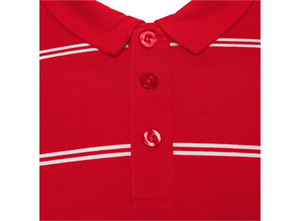 Flamenco Polo RED/WHT 3XS Poloskjorte til herre 