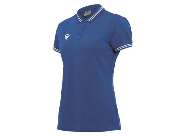 Hambo Polo Dame BLÅ/HVIT M Poloskjorte i bomull til dame 