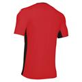 Canopus Shirt Shortsleeve RED/BLK L Elegant teknisk t-skjorte - Unisex