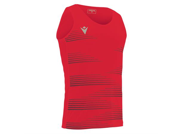 Dorian Singlet RED/BLK XS Løpesinglet for herre 