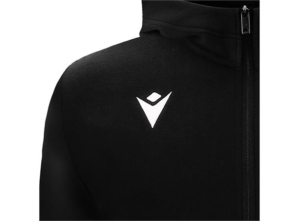 Drum Hooded Womens Jacket BLK XS Fritidsjakke i børstet fleece til dame 