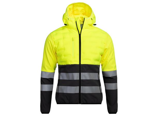 Mastif Jacket Hi Vis Safety Yel L Varm og vannavvisende jakke - Unisex 