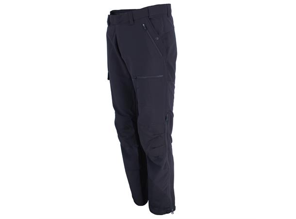 Vangen Light Pants Black Onyx S Skallbukse med 4-veis stretch - Unisex 