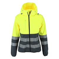 Mastif Jacket Hi Vis W Safety Yel XS Varm og vannavvisende jakke til dame