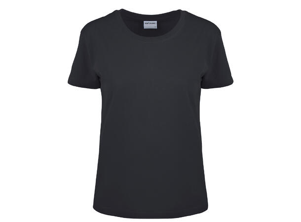6501 Organic T-shirt Gots BLK XS Økologisk bomull til dame 