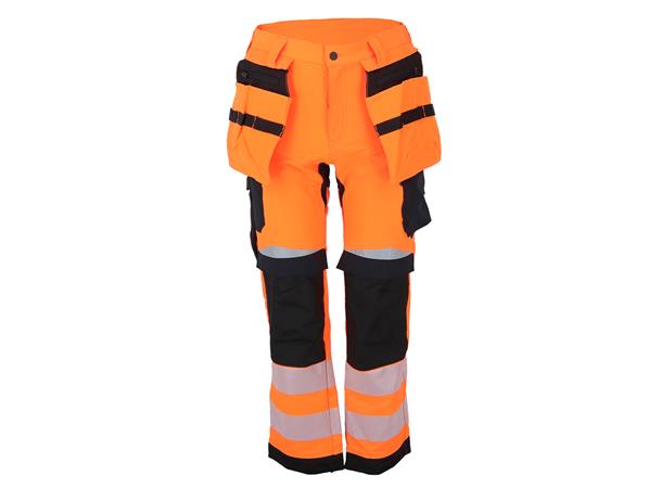 Bismuth Roofpant ZP HVis Black Pocket 56 Bukse med hengelommer 