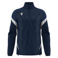 Hollow 1/4 zip NAV/WHT L Treningstopp - Unisex
