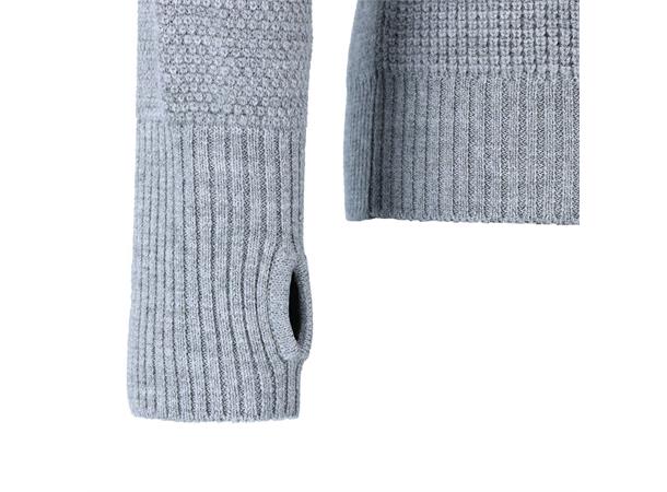 Flint Wool Sweater Grey Melange S 100% Ull 