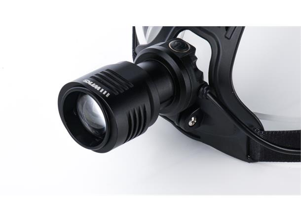 Carla 1000 Hodelykt Oppladbar hodelykt i aluminium 